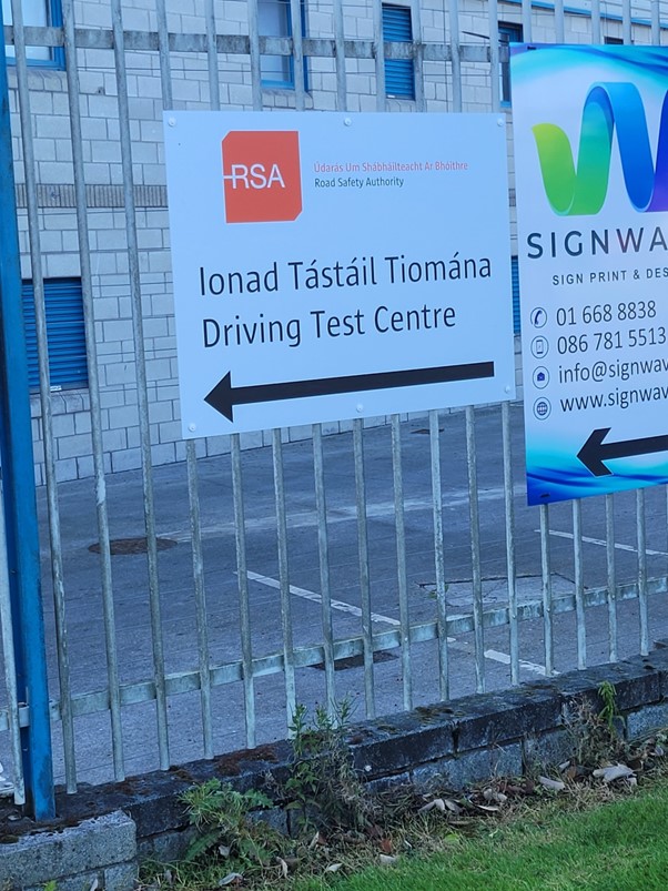 Driving Test Routes Mulhuddart